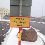 Vid kö - kör längst fram