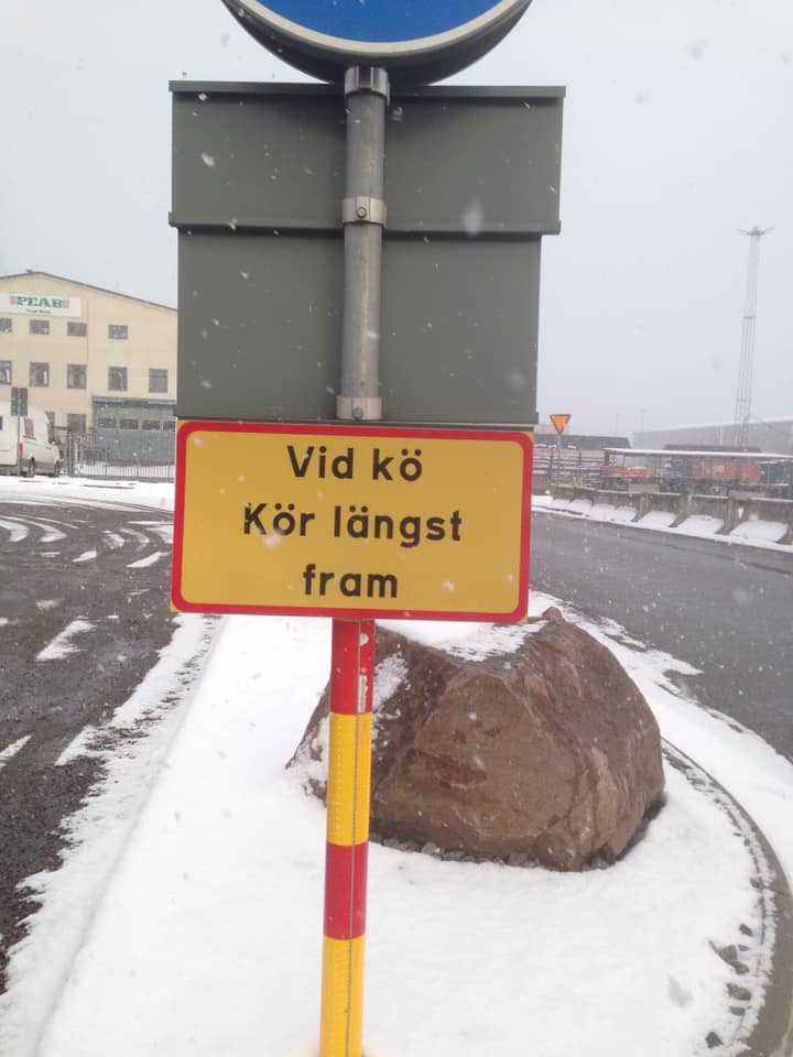 Vid kö - kör längst fram