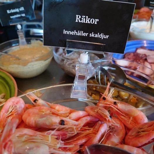 räkor innehåller skaldjur