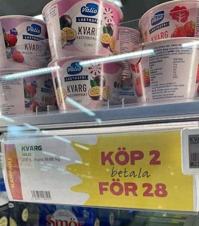 Bra erbjudande - köp 2 betala för 28